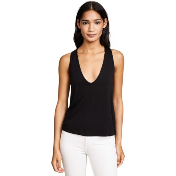 Cupcakes & Cashmere Small Black Racerback Tank Blouse - Picture 1 of 7